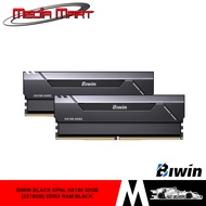 BIWIN BLACK OPAL HX100 32GB (2X16GB) DDR5 RAM BLACK