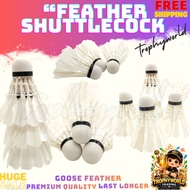 Feather Shuttlecock last Longer Good Quality Goose Feather Shuttlecock