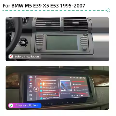 Android 14.0 Car Multimedia Player CarPlay 4G WiFi GPS Navigation Bluetooth RDS Stereo Car Radio For