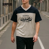 Surplus Branded Men's Boxy Sports Jersey T-shirt Mesh STWD Print