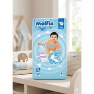 Molfix TAPE Extra Dry Layer Dry Surface XL 50 PCS 12-17kg