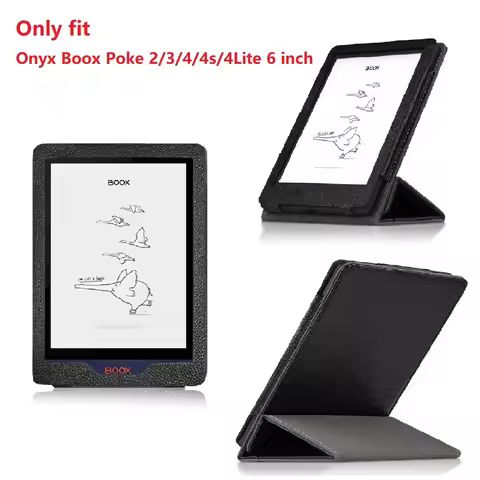 For BOOX Poke 2 Poke3 Poke4 Poke4S Poke4Lite 6 inch E-Reader case, Magnetic Auto Sleep Wake Folding 