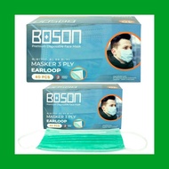 Masker 3 Ply Boson | Masker Earloop 3 Ply Merk boson | Masker Medis