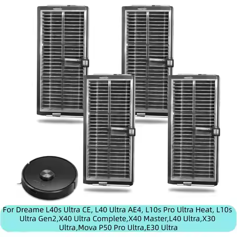 Filters for Dreame L40 Ultra AE, L40s Ultra CE, L10s Pro Ultra Heat, L10s Ultra Gen2, X40 Ultra Comp