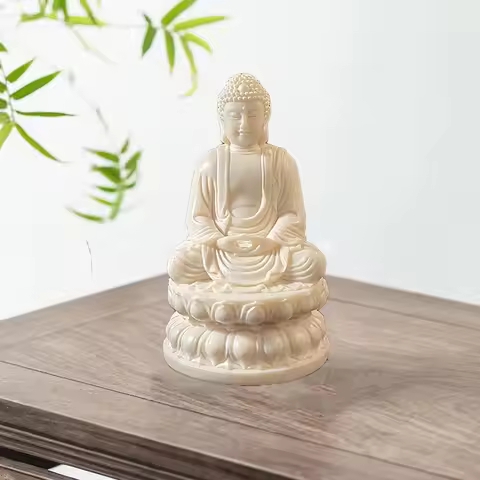 Lndia Shakyamuni Buddha Characters Statue Resin Art Sculpture Founder of Buddhism Home Room Office C