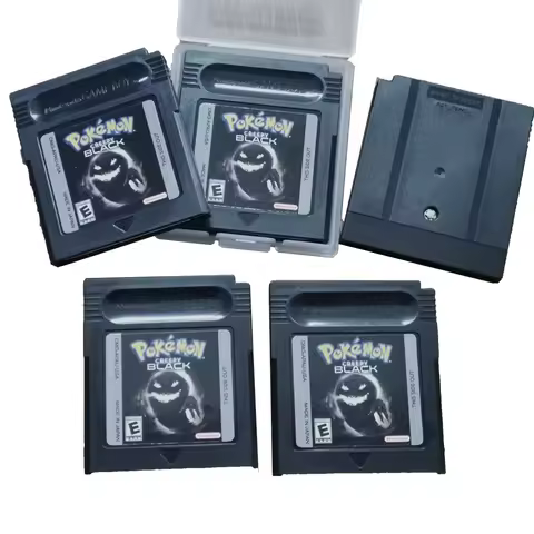 Creepy Black GBC Game Cartridge 16 Bit Video Game Console Card English Language for GBC/GBA