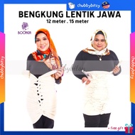 Javanese Lentik Twisted Bengkung 12m 15m by Boonga | Traditional Javanese Bengkung Lentek Belacu Sof