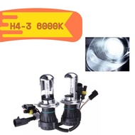 PL XENON  ชุดหลอดไฟหน้า XENON HID รถNISSAN MARCH  ปี2010-2021 ตรงรุ่น ไฟสูงต่ำในหลอดเดียวกัน ขั้ว  H