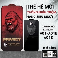 Samsung A04, A04s, A04E, A04 Core Cowcase tempered full screen anti-peeping screen protector for ss 