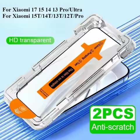 1-4PCS 9H Dust Free Tempered Glass for Xiaomi 17 Pro Max 15 14 13 Ultra 15T 14T Pro Screen Protector