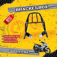 HITAM Bracket Bracket Bracket Hollow Bracket Box Motorcycle Seat Yamaha JUPITER MX OLD OLD JUPITER MX NEW Black Thick