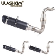 Slip On For G310R G310GS G 310R G 310GS  Middle Contact Pipe Motorcycle Full System Exhaust Muffler 