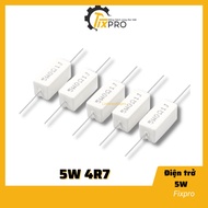 Good quality 5W 4R7 4.7R resistor (bag of 5)