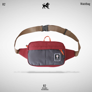 Tas BUFFERS MAJOR / Tas Selempang Pria / Tas WaistBag Pria R2 / Tas Pinggang / Tas Pria R2