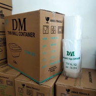 promo termurah thinwall dm square 750 ml sq - persegi tinggi 750ml sq