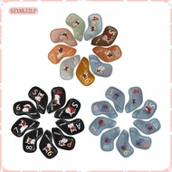 [szxmkj2lp] PU Golf Iron Headcovers Custom Golf Cover Set Universal Club Protector for Covers Golf C