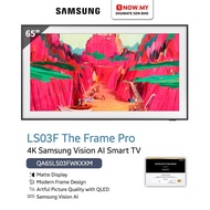 SAMSUNG 65" LS03F The Frame Pro 4K Vision AI Smart TV QA65LS03FWKXXM | TV Pintar 智能电视