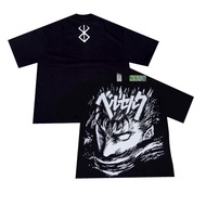 T-shirt BERSERK ANIME MANGA CARTOON KAOS ANIME OVERSIZE BERSERK KAOS