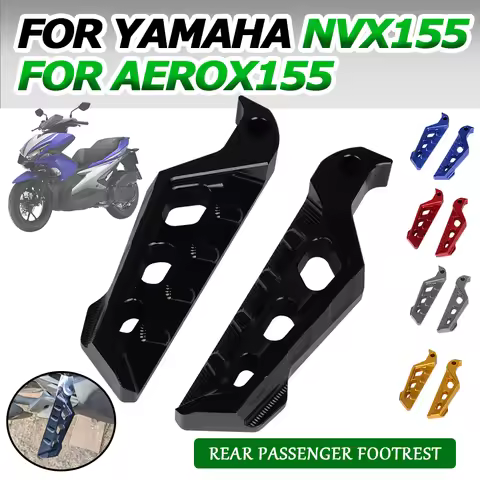For YAMAHA NVX155 AEROX155 NVX 155 AEROX 155 2022 2023 Motorcycle Accessories Rear Passenger Footres