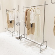Stainless Steel Dedicated Display Rack Clothing Store High-End Women's Clothing Store Display Rack F