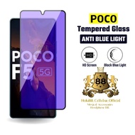 Tempered Glass Anti Blue Light Xiaomi poco F1 F2 F2 Pro F3 F3 GT F4 F4 GT F5 F5 Pro F6 F6 Pro