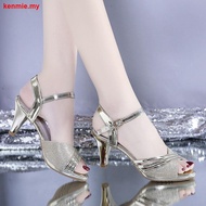 YK8 New Style Thick Heel Fairy High Heels Fashionable Fish-Mouth Sandals