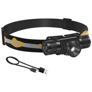 Boruit headlights, spotlights, floodlights, waterproof headlights, adjustable focus fishing camping 