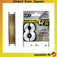 DAIWA UVF Dura Sensor 8-Braid PE Fishing Line, 300m, EX Coating, +Si3 Durability, Long Casting, 5 Co