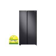 [BULKY] SAMSUNG RS-62R5004B4/SS 2 DOOR SIDE BY SIDE FRIDGE (NET 647L) | 2 YEARS WARRANTY