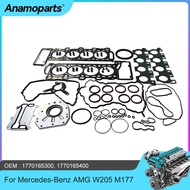 Engine Parts Full Gasket Set Fit 4.0 L V8 Gas M177 For Mercedes-Benz G500 C63 E63 S AMG W205 4.0L