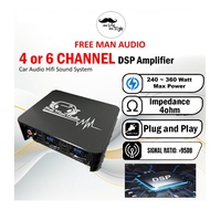 FREE MAN AUDIO DSP PLUG & PLAY FOR ANDROID PLAYER 4CH OR 6CH DSP Power Amplifier Power Boost Amp