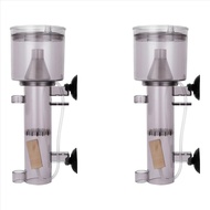 2X Fish Tank Protein Skimmer Aquarium Protein Skimmer Saltwater Filter Internal Tank Filter for Smal