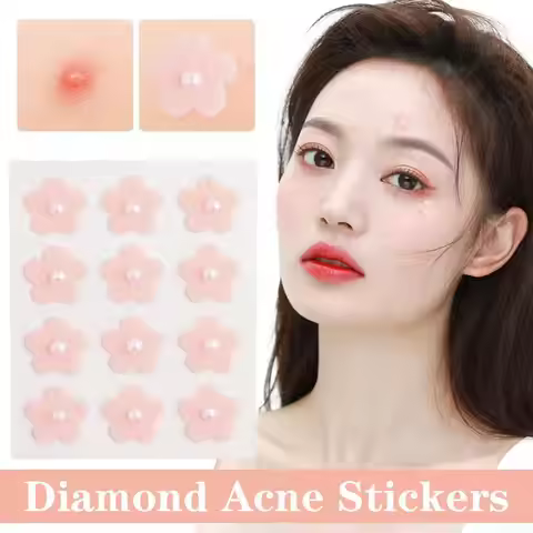 Self-adhesive Diamond Pimple Patch Stickers Colourful Heart/flower Stickers Skin Care Pimple Sticker