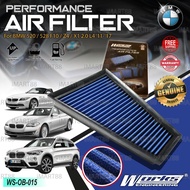 Works Engineering Drop In Air Filter BMW 520 528 F10 Z4 X1 2.0 L4 2011-2017 Element Enjin Engin Pena