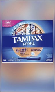 [美國🇺🇸原裝正貨] Tampax Pearl 系列 塑膠衛生棉條 無香型 50 支