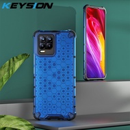 KEYSION Shockproof Case for Realme 8 5G 8 Pro 7 GT Neo C20 C17 C15 C11 Honeycomb Phone Cover for OPP