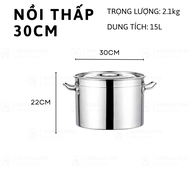 Nồi luộc gà inox dung tích lớn 15L-165L GORILLA CHEF nồi dùng được trên mọi loại bếp