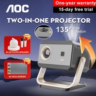 AOC STAR1 4K projector, WiFi Bluetooth connection, 4K Android TV box, 1080P, YouTube