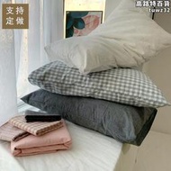 定製純棉單人枕頭套大號50*80適宜60x90家白色超大枕套51x91加大