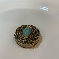 Vintage MAX FACTOR 仿寶石香膏飾品盒