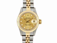 【JDPS 久大御典品 / 勞力士專賣】ROLEX錶69173 十鑽面 DATEJUST 自動中金 編號K9331