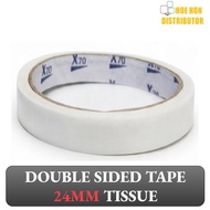 Double Sided Tissue Tape 1 Inch x 10 Yard / 24mm x 9 meter