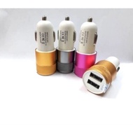 HP Charger Carhp 2 USB Batok Cas Handphone Adapter Car Saver