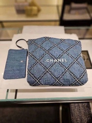全新 Chanel 22 bag denim small size 牛仔垃圾袋小號