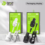 DAP D-CC45 2Port Type C Original Car Charger DAP 2 Port Type C D-CC45 Original