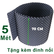 5 METERS V6 nursery pot 70CM HIGH, 6mm thick, cut according to customer's length, free screws-77904