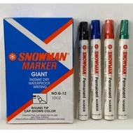 (Min 3Pc) Snowman Permanent Marker/G-12