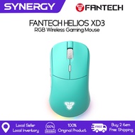 Fantech Gaming Mouse Helios XD3 Mint Edition with PixArt 3335 Sensor, Dual Connection