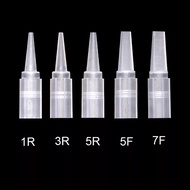50 pcs Big Needle Cover 1R/3R/3F/5R/5F/7F Sterile Permanent Makeup needle Tips Nozzle Suitable for e
