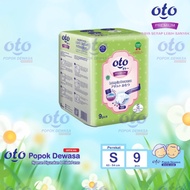 OTO Popok Dewasa Premium Adult Diapers Ukuran S - Isi 9 pcs